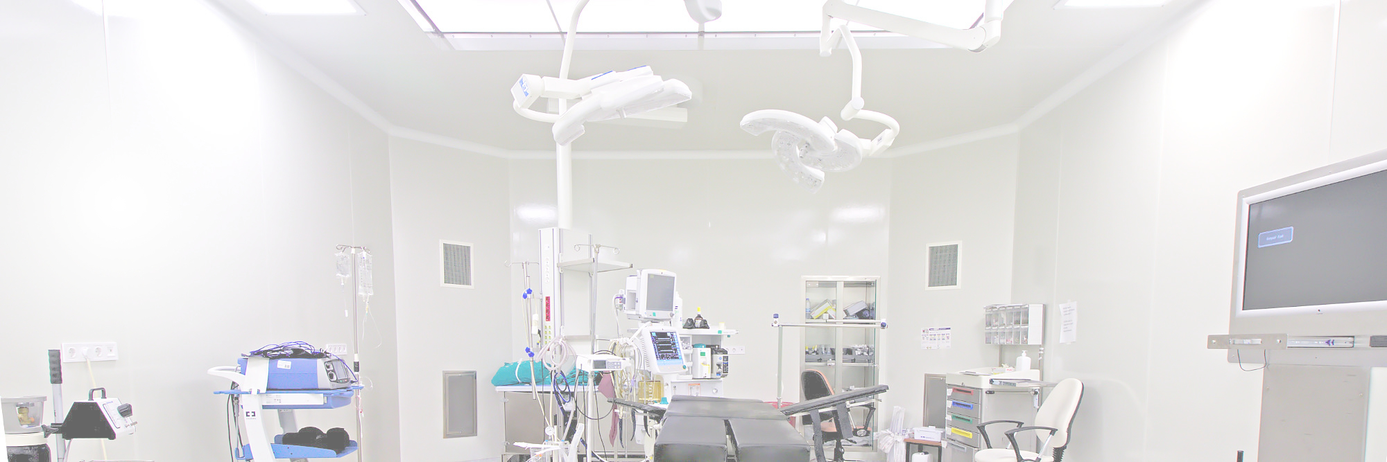 Decopan Medical GRP laminates for wall and ceiling use in medical facilities