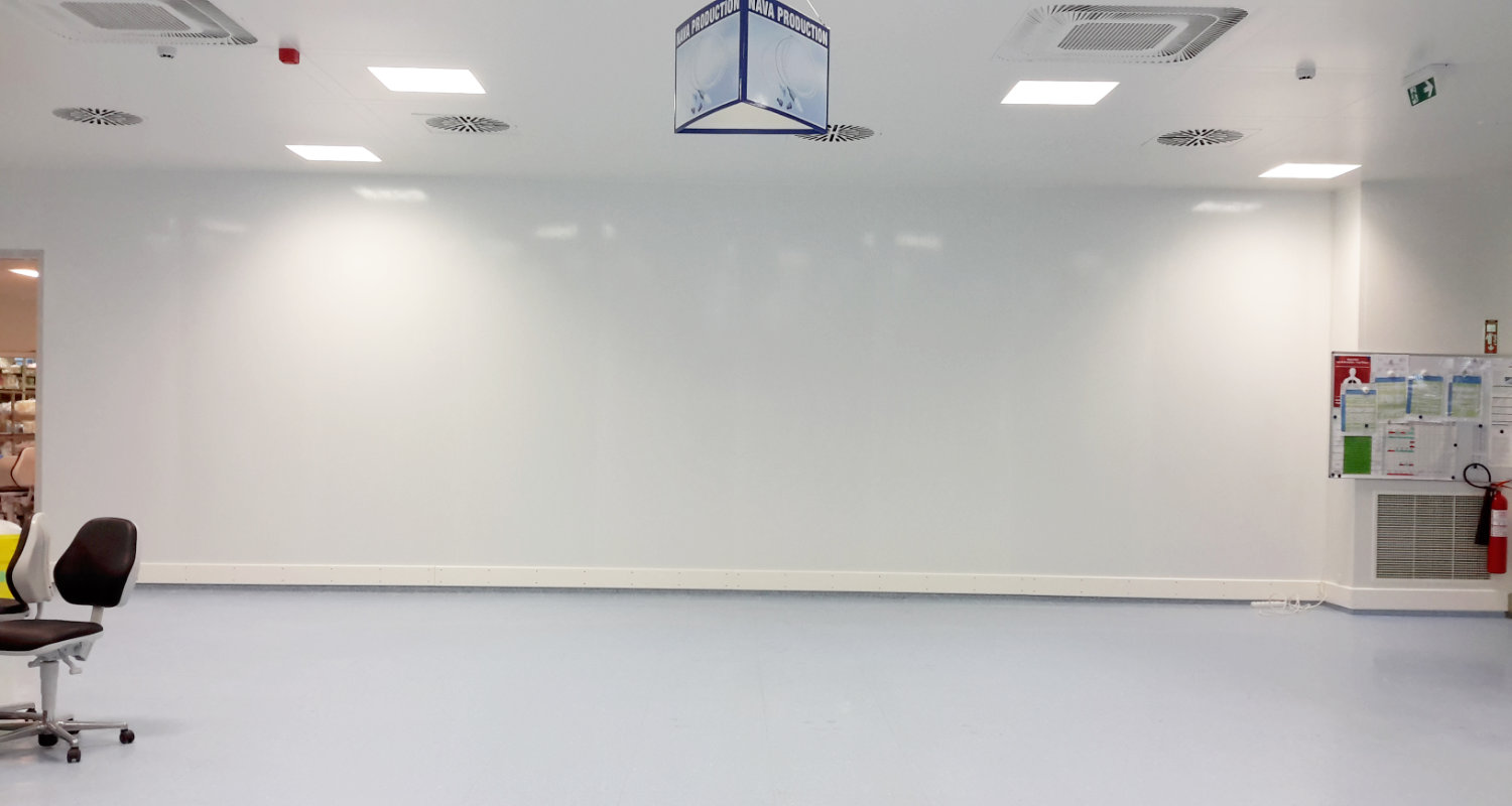 Decopan Medical Getinge Antalya hygienic GRP laminates for wall and dropped ceiling