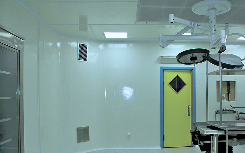 Neurosurgery room GRP hygiene