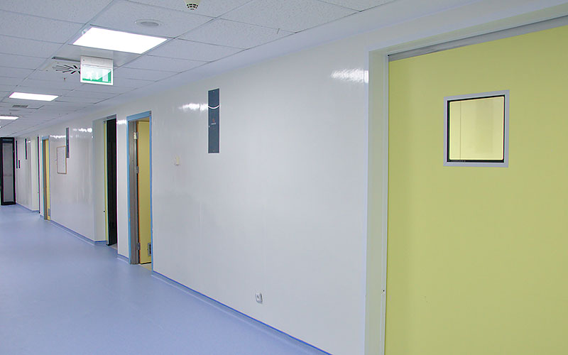 Kocaeli University Hospital units hygienic GRP walls