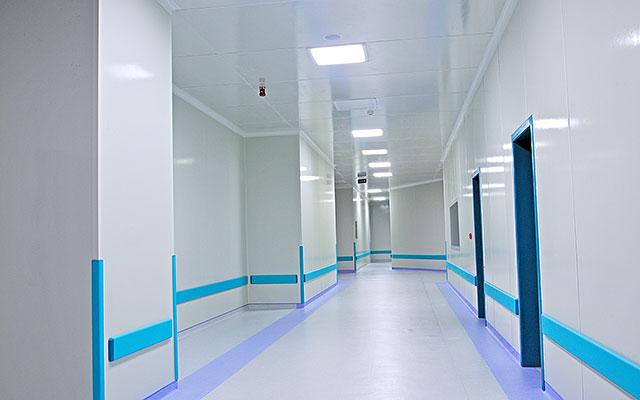 Fırat University operating unit corridors
