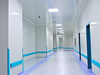 Fırat University operating unit corridors