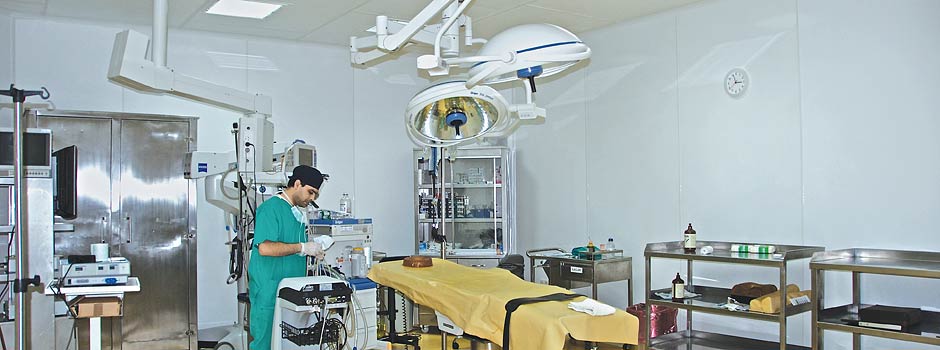 Aegean University Hospital surgery room